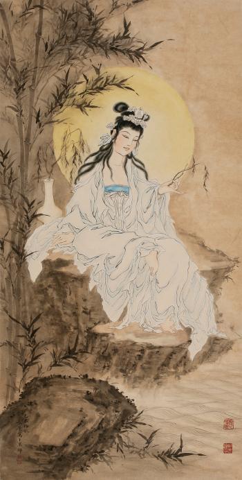 Guanyin Bodhisattva by 
																	 Kang Yin