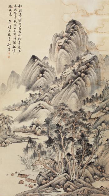 Landscape by 
																	 Zhu Zhuyun