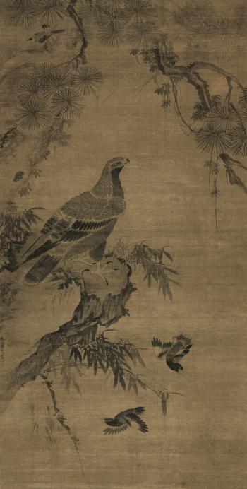 Pine Tree And Eagle by 
																	 Dai Qinming