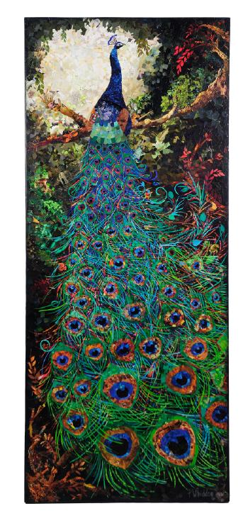 Peacock by 
																			Patricia Whiddon