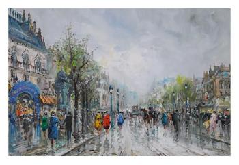 Parisian Boulevard by 
																			Pietro Demone