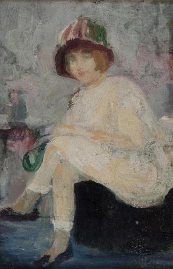 Femme assise by 
																	Germaine de Saint-Denis