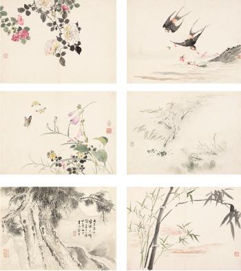 Paintings After Xie Yuanhui's Poems by 
																	 Yu Xing