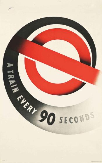 A train every 90 seconds by 
																	Abram Games