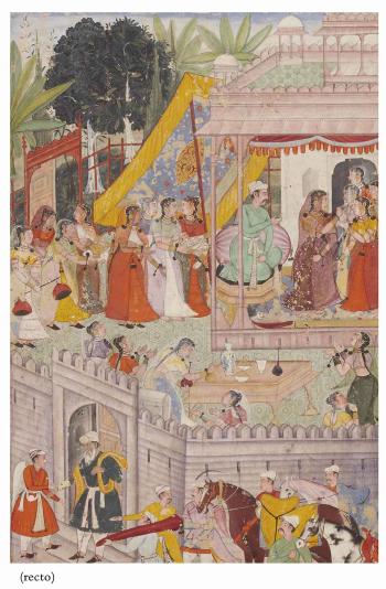A Folio From The De Luynes Album by 
																	 Muhammadi