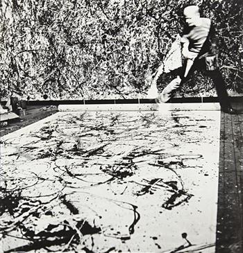Jackson Pollock by 
																	Hans Namuth