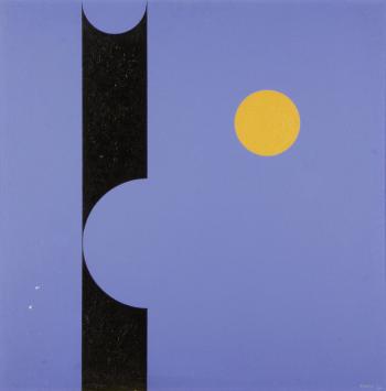 Painting 1964 (blue ground) by 
																	Albert Newall