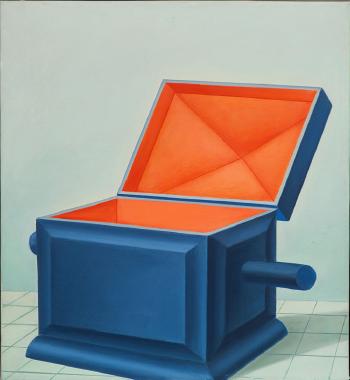 Blue box by 
																			Ricardo Garabito