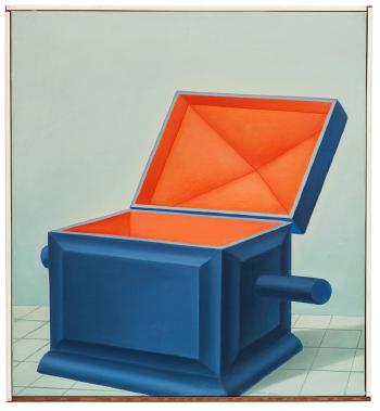Blue box by 
																			Ricardo Garabito