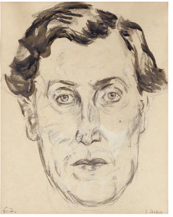 Alban Berg (1885 - 1935) by 
																	Gertrud Zuckerkandl-Stekel