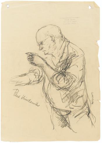 Paul Hindemith (1895 - 1963) by 
																	Claude Remusat