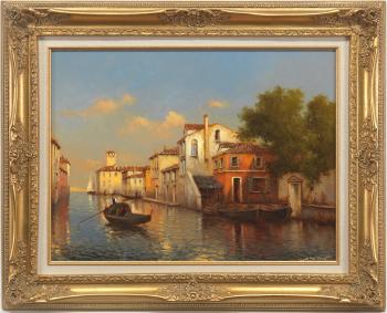 Venice, Boats by 
																			Yuri Zeleng