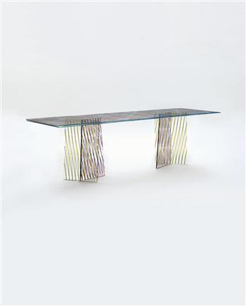 Unique prototype 'Crossing' table by 
																	Patricia Urquiola