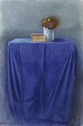 La tavola blu by 
																	Agostino Cancogni
