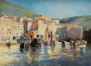 Le port de Camogli by 
																			Henri Paillard
