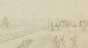 Battery Defending Jackson Railroad near Carrolton, LA by 
																			Charles F Allgower