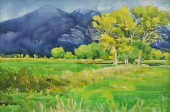 October in Taos by 
																	Gerald J Fritzler
