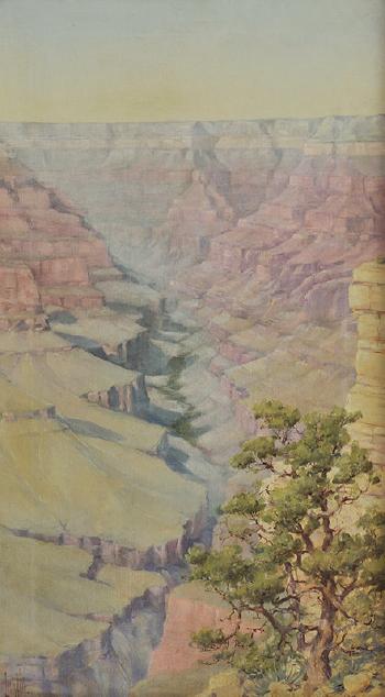 Grand Canyon 1904 by 
																	Louis B Akin