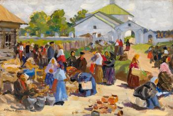 At the market by 
																	Vyacheslav Pavlovich Bychkov