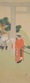 Visiting Samurai by 
																	Choshu Isoda