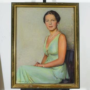 Portrait of a Woman by 
																			Heinrich Rauchinger
