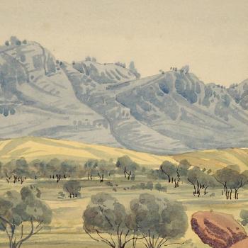 Hills of the Ancestors by 
																			Adolf Inkamala