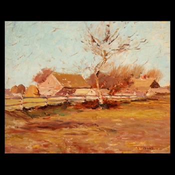 John Dickerson farm, looking west by 
																			William John Whittemore