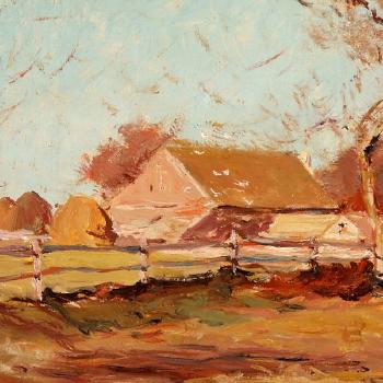 John Dickerson farm, looking west by 
																			William John Whittemore