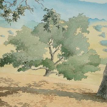 The oak tree by 
																			Marjorie Gardener Jaffrey