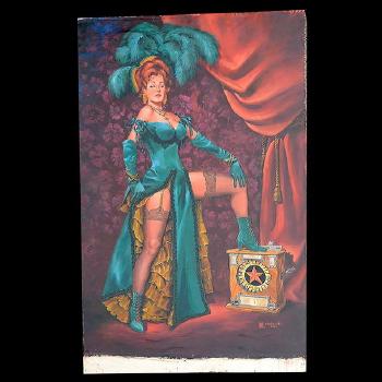 Burlesque woman by 
																			Bob Whitesitt