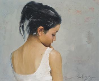 The ballerina by 
																	 Qiu Ruimin