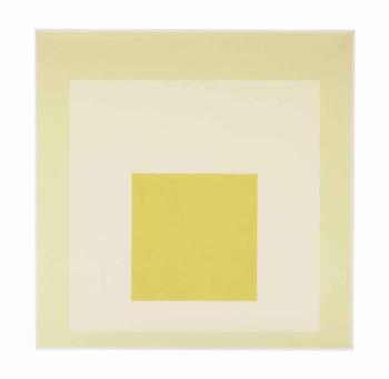 Homage to the Square: White Nimbus by 
																	Josef Albers