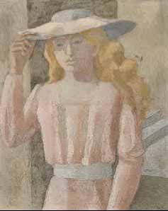 Junge Frau mit Sonnenhut by 
																	Karl Otto Hugin