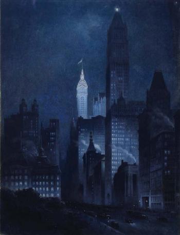 Lower Broadway, New York, New York by 
																	Rudolf Daniel Ludwig Cronau