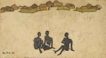 Village Soudanais by 
																	Marcelle Ackein