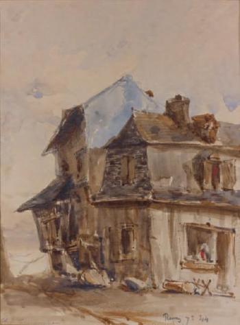 Une vieille maison de Rennes by 
																	Charles Vacher