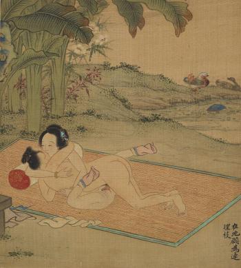 Erotic Paintings by 
																			 Wang Shi