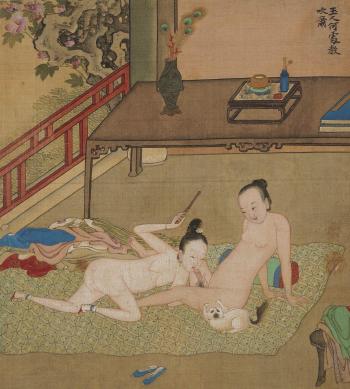 Erotic Paintings by 
																			 Wang Shi