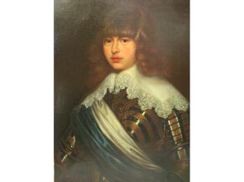 Portrait of Prince Waldemar Christian of Denmark (1603-1647) by 
																	Julia Gheli Capella