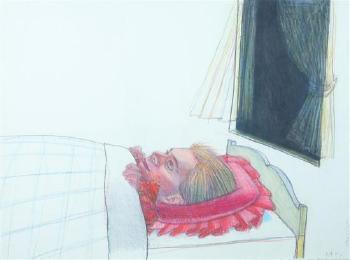 Girl in Bed by 
																	Jody Mussoff