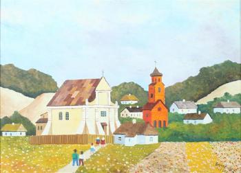 Village Churches by 
																	Julian Bajkiewicz