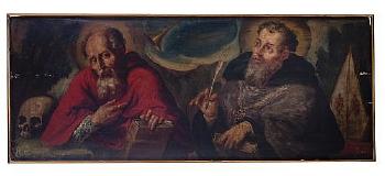 Los Padres de la Iglesia by 
																	Balthasar Echave
