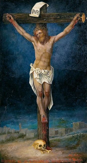 Cristo crucificado by 
																	Jose Halcon