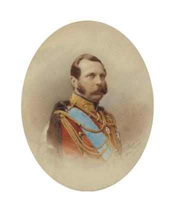 Portrait of Alexander II (1818-1881) by 
																	Ivan Raulov