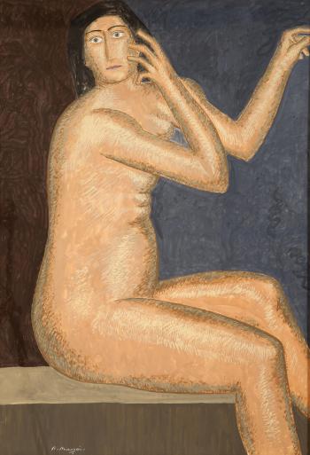 Female nude by 
																	Nikos Nikolaou