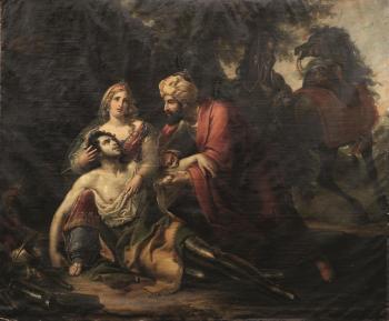 Tancredi ferito trovato da Erminia by 
																	Pietro Luchini
