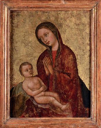Madonna col Bambino by 
																	 Zanino di Pietro