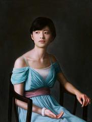 The Girl in the Blue Dress by 
																	 Zhang Fei