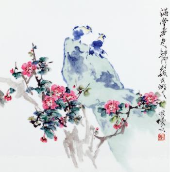 Flowers Panel by 
																	 Wang Enhuai