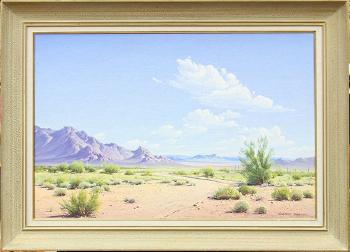 Desert landscape by 
																			Norman H Yeckley